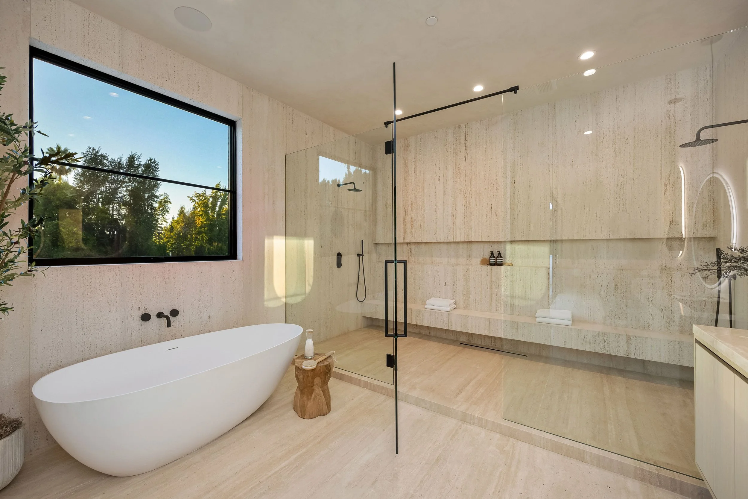 Clean modern bathroom